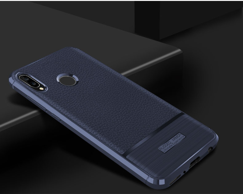 เคส Huawei Nova 3 #เคสฝาหลัง TPU นิ่มผิวลิ้นจี่กันลื่นสีสันสวยงามคุณภาพดีราคาถูก