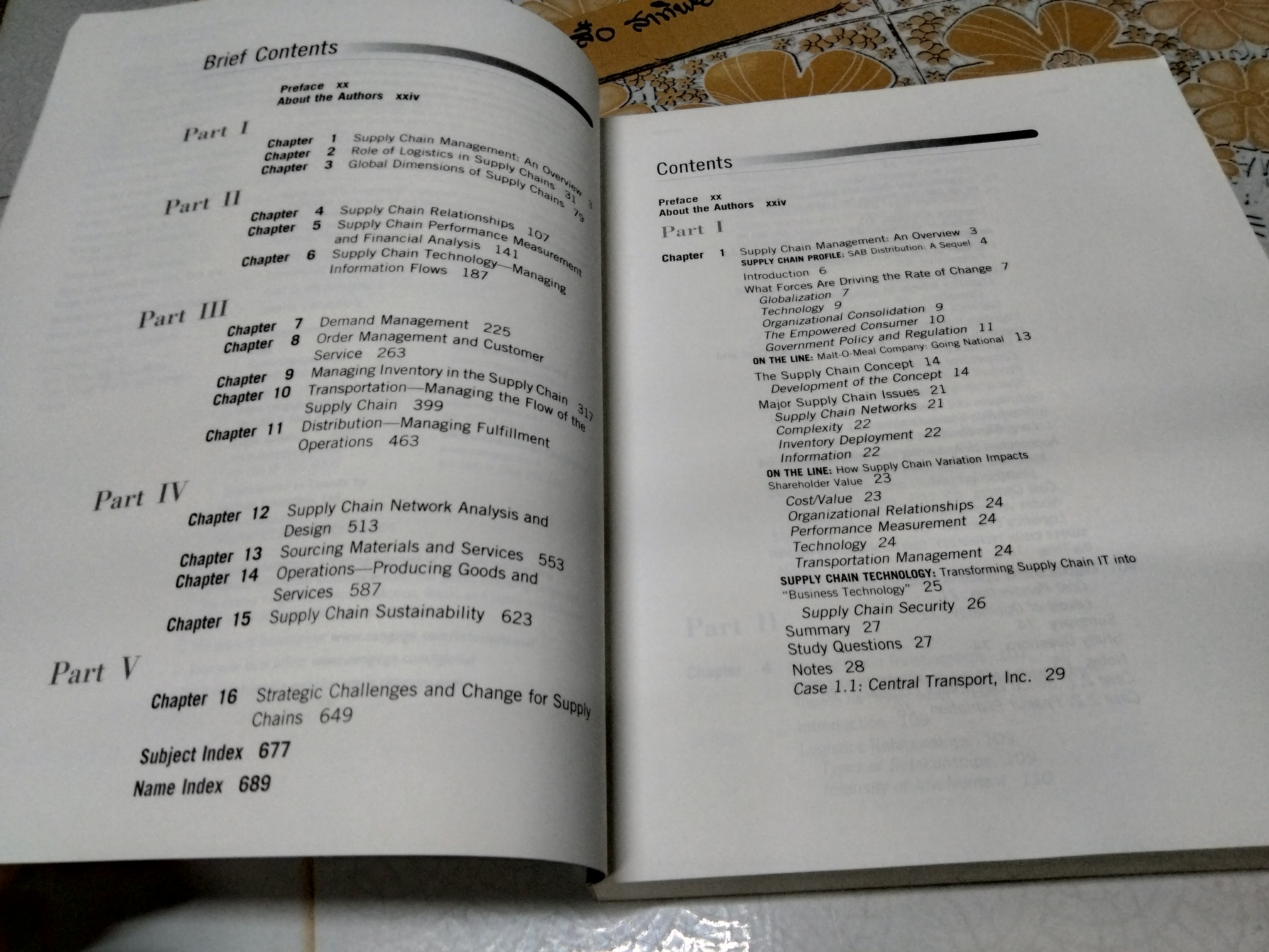 Managing Supply Chains - A Logistics Approach 9th Edition , South western. Coyle/Langley , Text ภาษาอังกฤษ