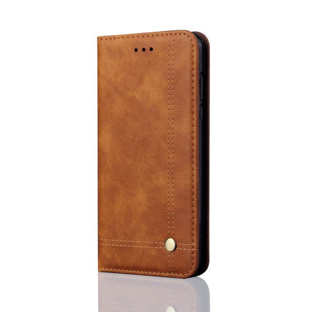 เคส Samsung Galaxy S21+ #เคสฝาพับหนัง PU Crazy Horse Texture Retro Leather Auto-absorbed Wallet คุณภาพดี