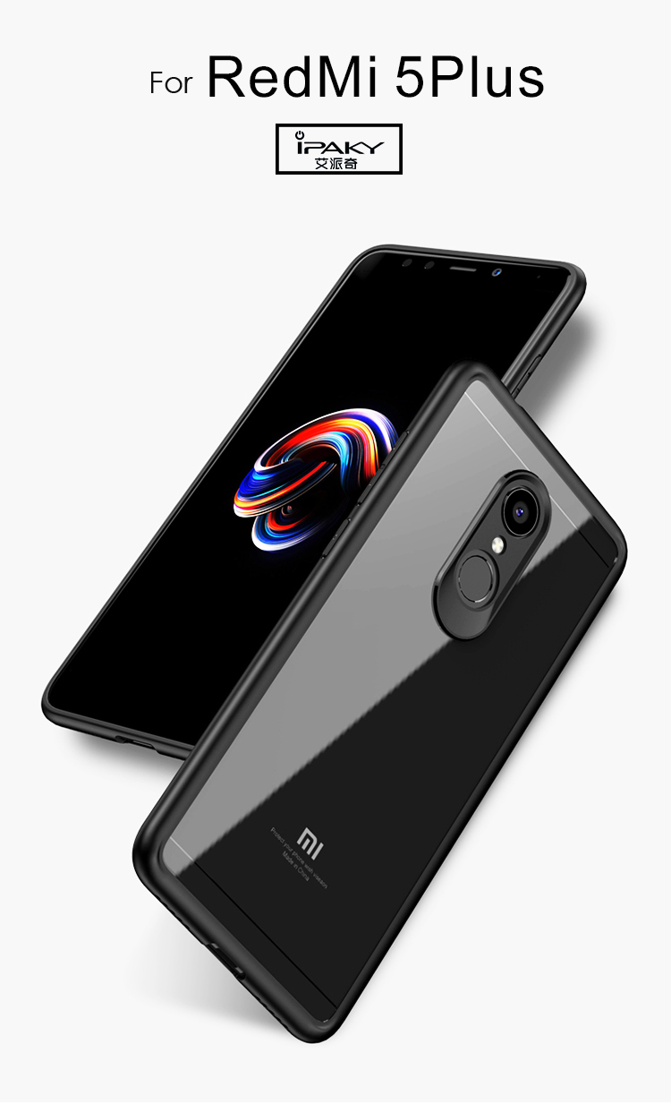 เคส Xiaomi Redmi 5 Plus #เคสฝาหลังไฮบริด IPAKY TPU + อะคริลิค สวยงามทันสมัย
