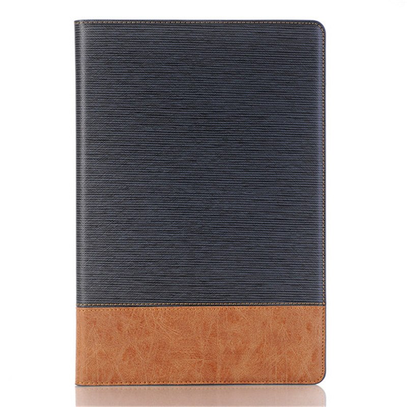 Case Huawei MediaPad M5 Pro (10.8 นิ้ว) #เคสฝาพับกระเป๋าสตางค์หนัง PU สมาร์ท 2 สี Bi-color Smart Stripe Leather Wallet