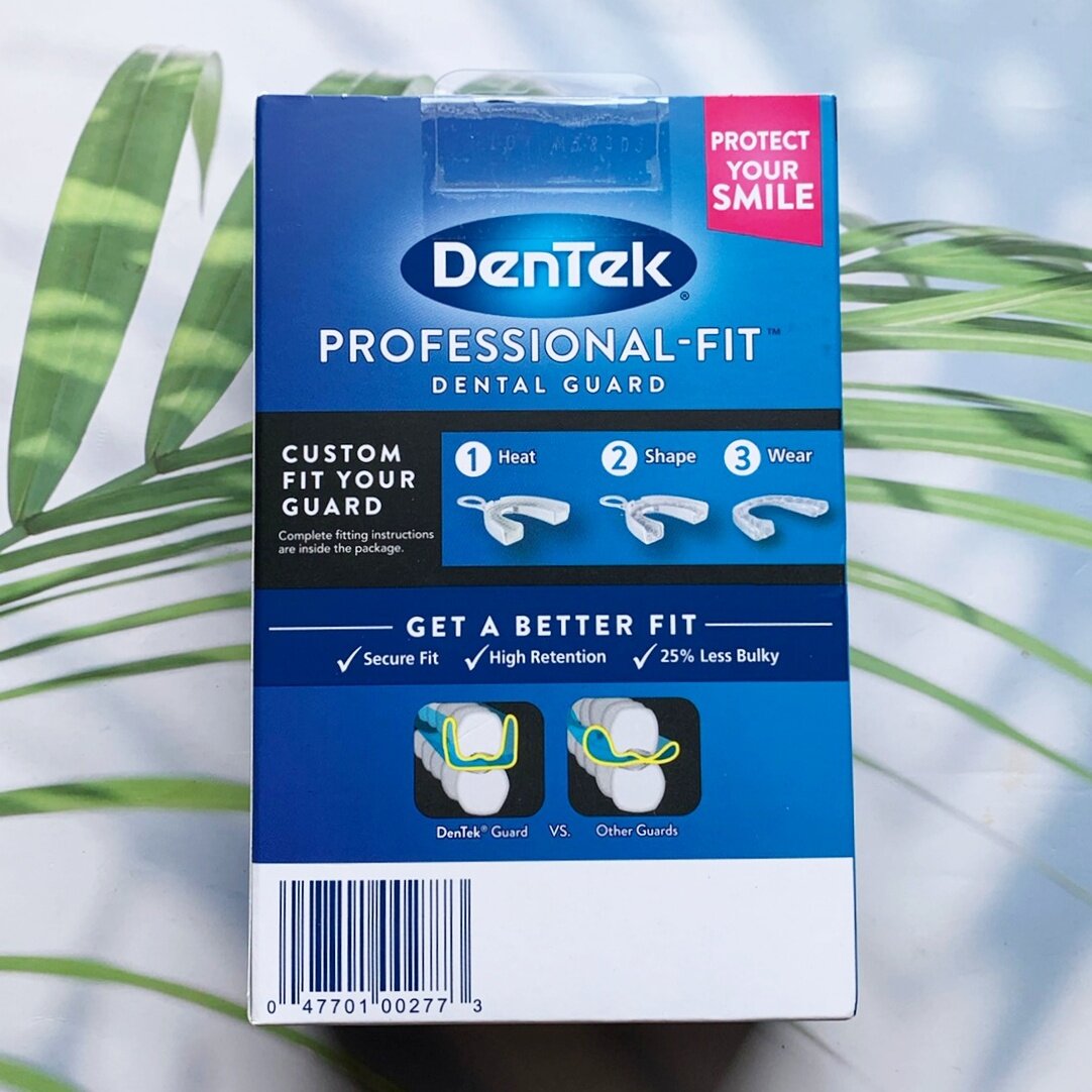 DenTek® Professional-Fit Dental Guard Maximum Protection for Nighttime Teeth Grinding 1 Guard (Bruxism) ยางลดการนอนกรน