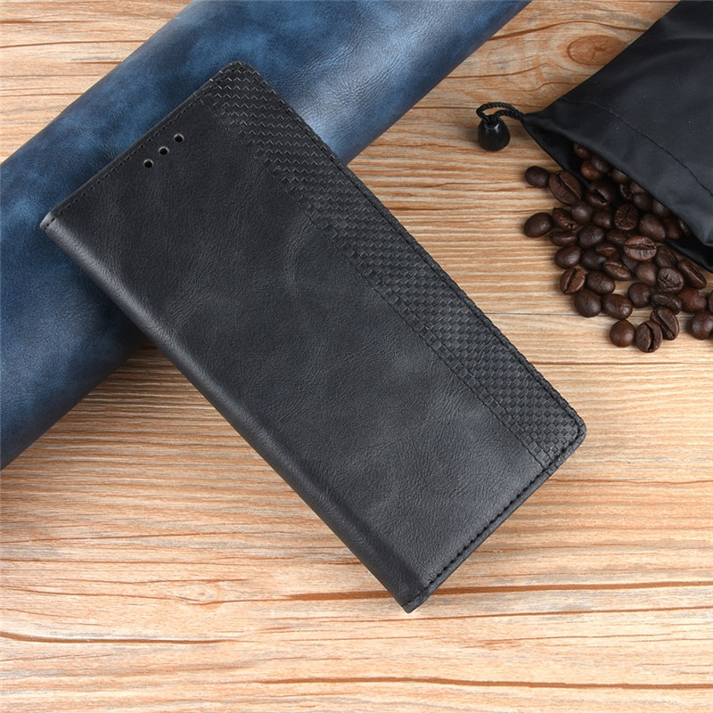 เคส Samsung Galaxy Note 9 #เคสฝาพับปกหนังสไตล์วินเทจดูดซับอัตโนมัติแบบกระเป๋าสตางค์