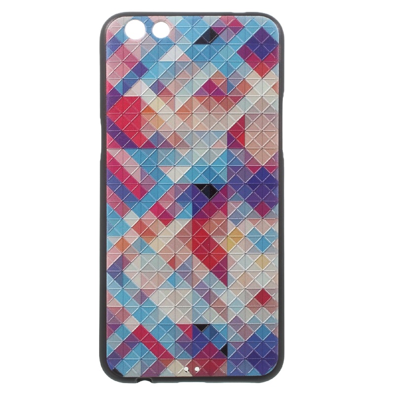 Case Oppo R9s Plus เคสฝาหลัง TPU คุณภาพดีพิมพ์ลายนูน 3D ขอบสีดำสวยงามทันสมัย