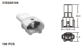 ปลั๊กต่อสายไฟในรถยนต์ AUTOMOTIVE CONNECTORS,090 SMTO MT SERIES 1.25sqmm