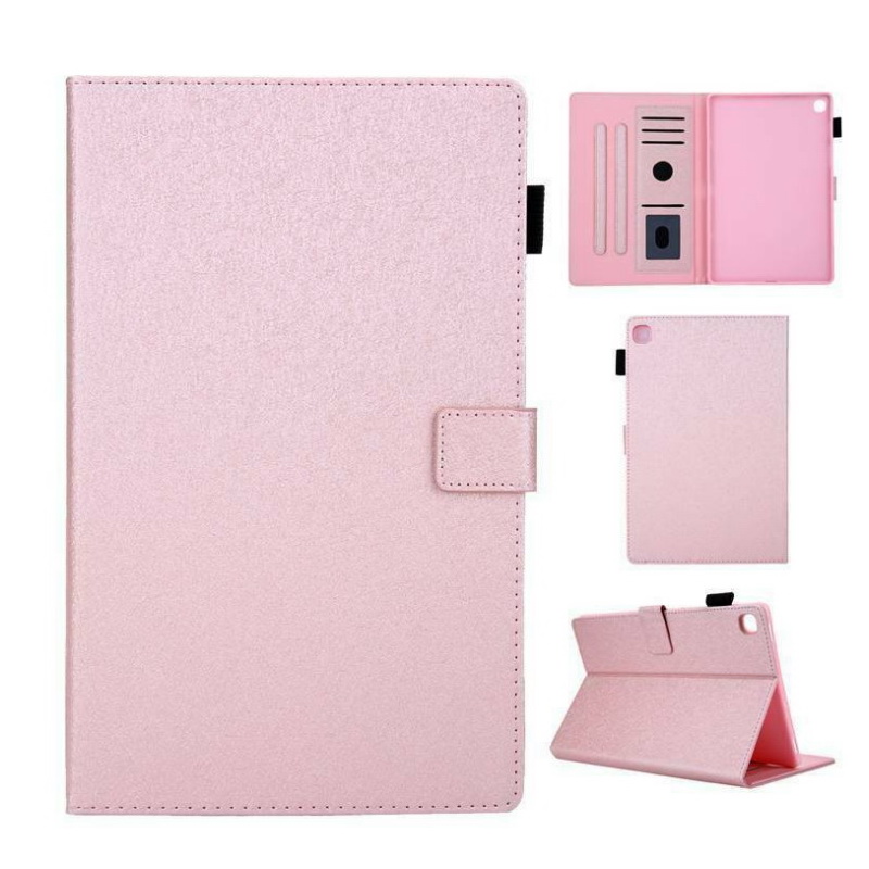 เคส Samsung Galaxy Tab S5e SM-T720 / T725 #เคสฝาพับหนัง PU มีช่องใส่บัตร Business Style Leather Case with Card Storage