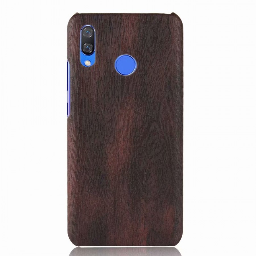 เคส Huawei nova 3i #เคสฝาหลังพลาสติกแข็งเคลือบผิวลายไม้สีสันสดใส Wood Texture PU Leather Coated