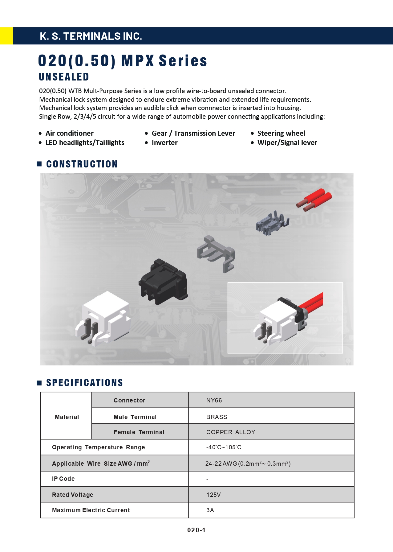 020(0.50) MPX Series