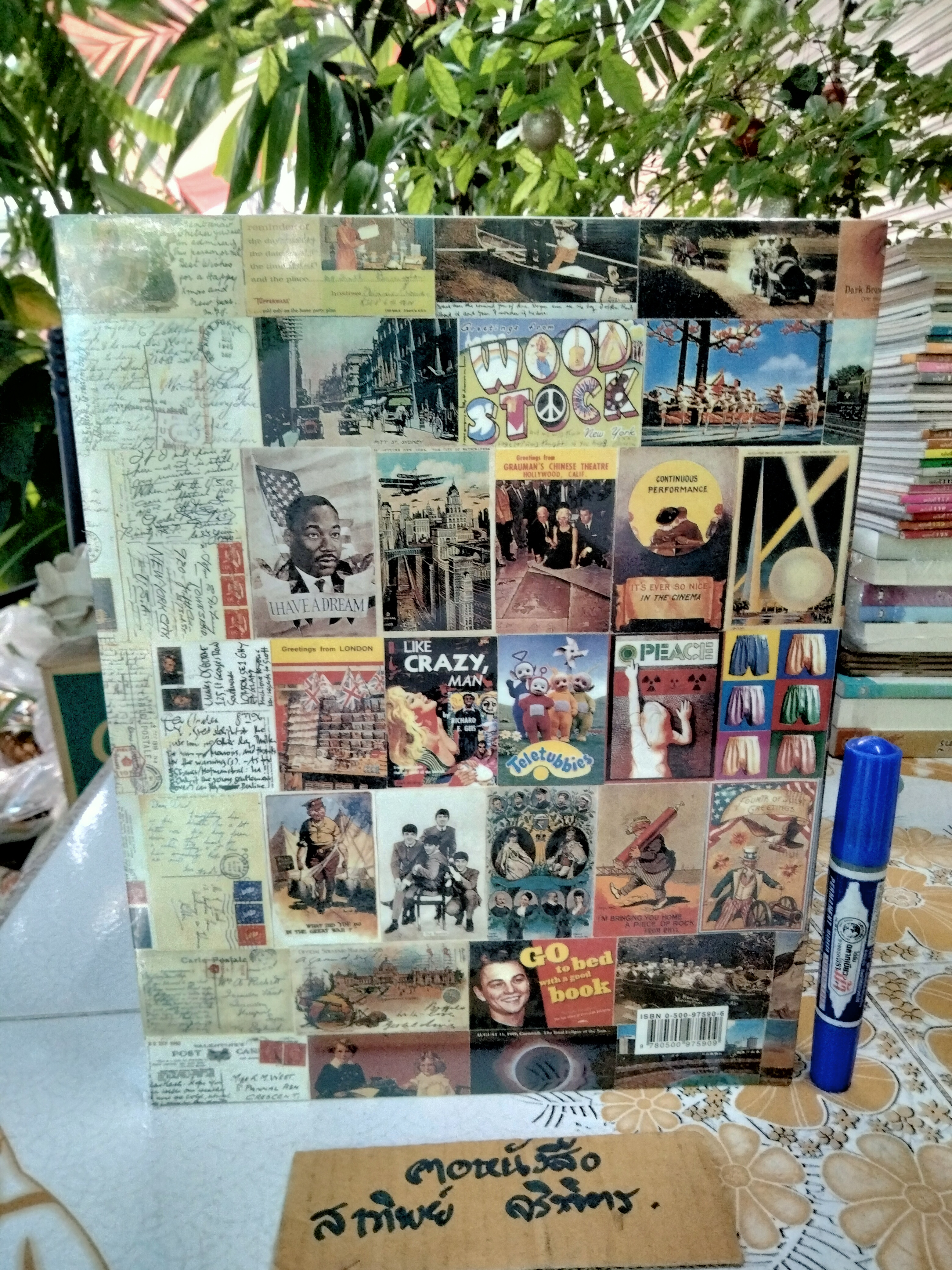 The Postcard Century by Tom Phillips - 2,000 Cards and Their Messages ภาษาอังกฤษทั้งเล่ม