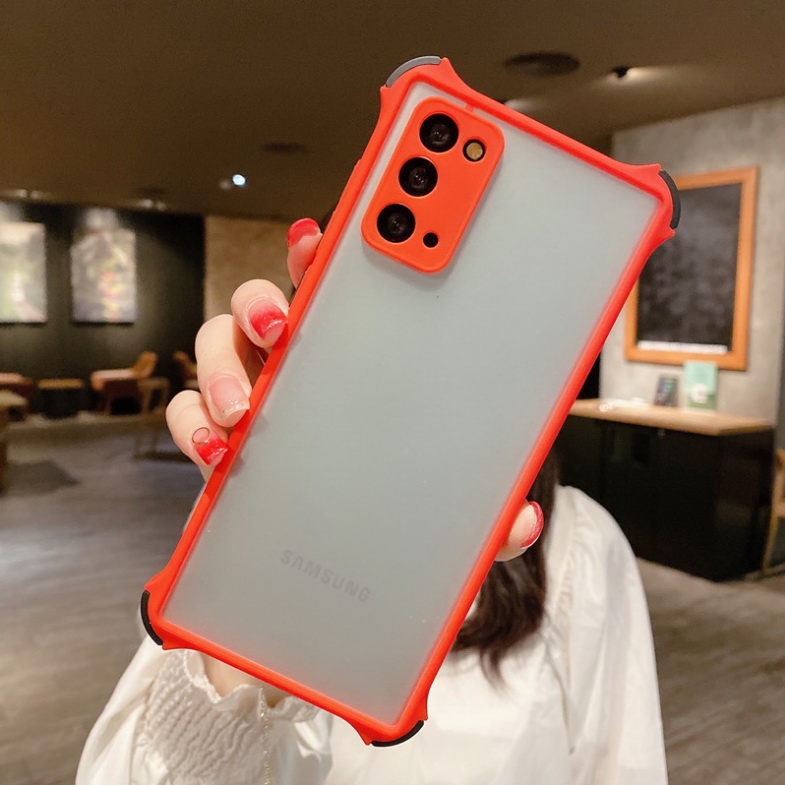 เคส OPPO Reno 5 Pro 5G #เคสฝาหลังขอบซิลิโคนิ่ม Fashion Color Liquid Frame Anti-fall Phone Case