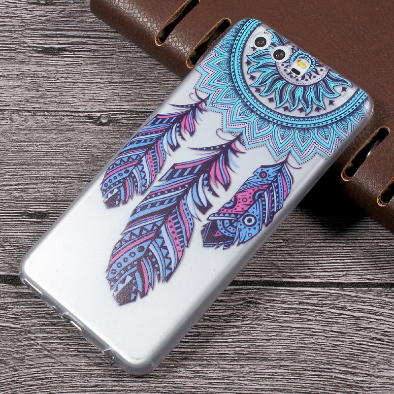 เคส Huawei P10 Plus #เคสฝาหลังแบบ TPU ใสพิมพ์ลายทันสมัย