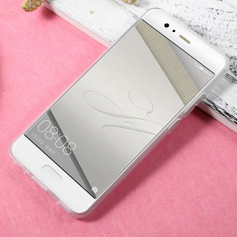Case Huawei P10 Plus เคสฝาหลังผิวเคลือบด้านใน TPU แบบเคสใส