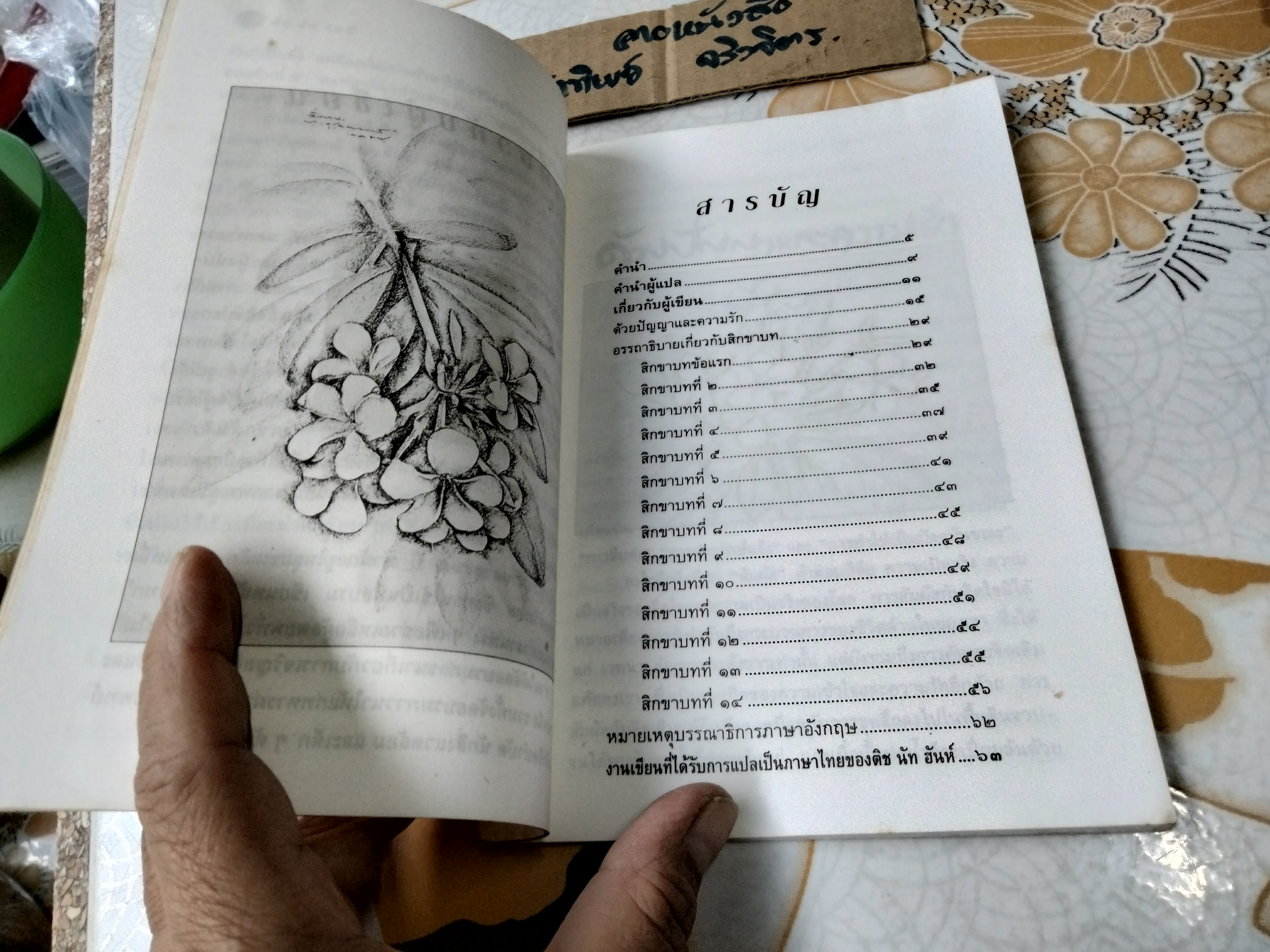 ด้วยปัญญาและความรัก : แนวปฏิบัติสำหรับชีวิตและสังคมใหม่ ,ติช นัท ฮันท์ เขียน - รสนา โตสิตระกูล แปล พิมพ์ครั้งแรก พ.ศ 2537