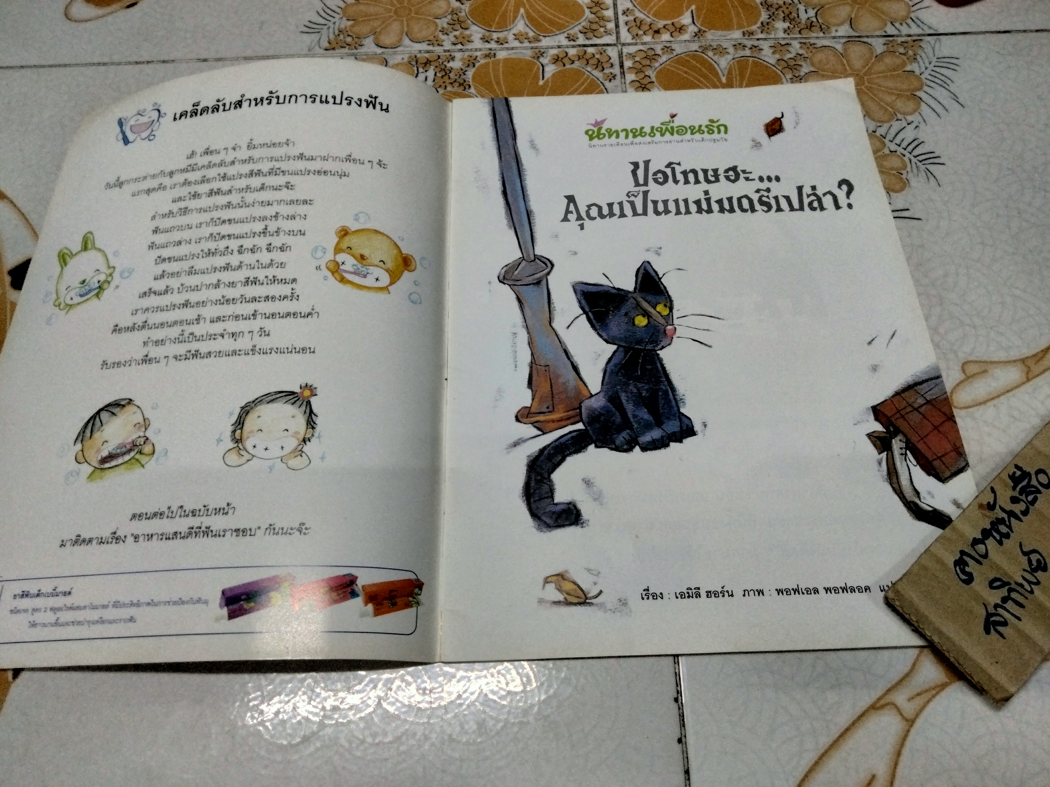 ขอโทษฮะ...คุณเป็นแม่มดรึเปล่า? เอมิลี ฮอร์น เขียน พอฟเอล พอฟลอค ภาพ น้านกฮูก แปล **สินค้าหมด**