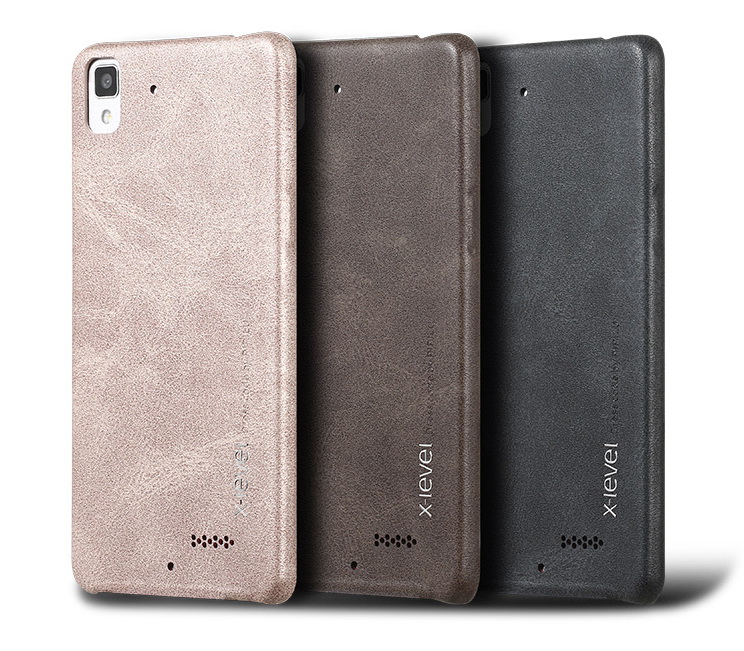 เคส OPPO R7 ฝาหลัง X-LEVEL Vintage Leather Case หุ้มหนัง PU คุณภาพดี