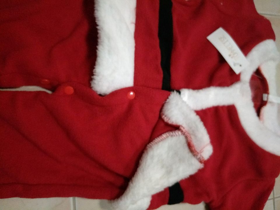ชุดบอดี้สูท ซานตาครอส เด็กชาย มีหมวก
