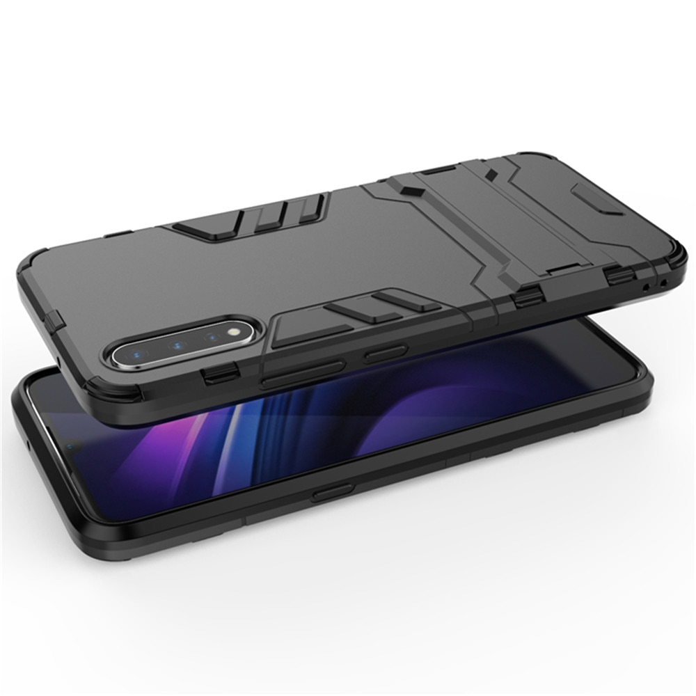 Case Vivo S1 #เคสฝาหลังพลาสติก ไฮบริด TPU + Kickstand