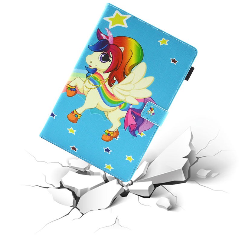 Case Huawei MediaPad M5 8.4 นิ้ว #เคสฝาพับหนัง PU พิมพ์ลาย Multifunction Pattern Printing Leather