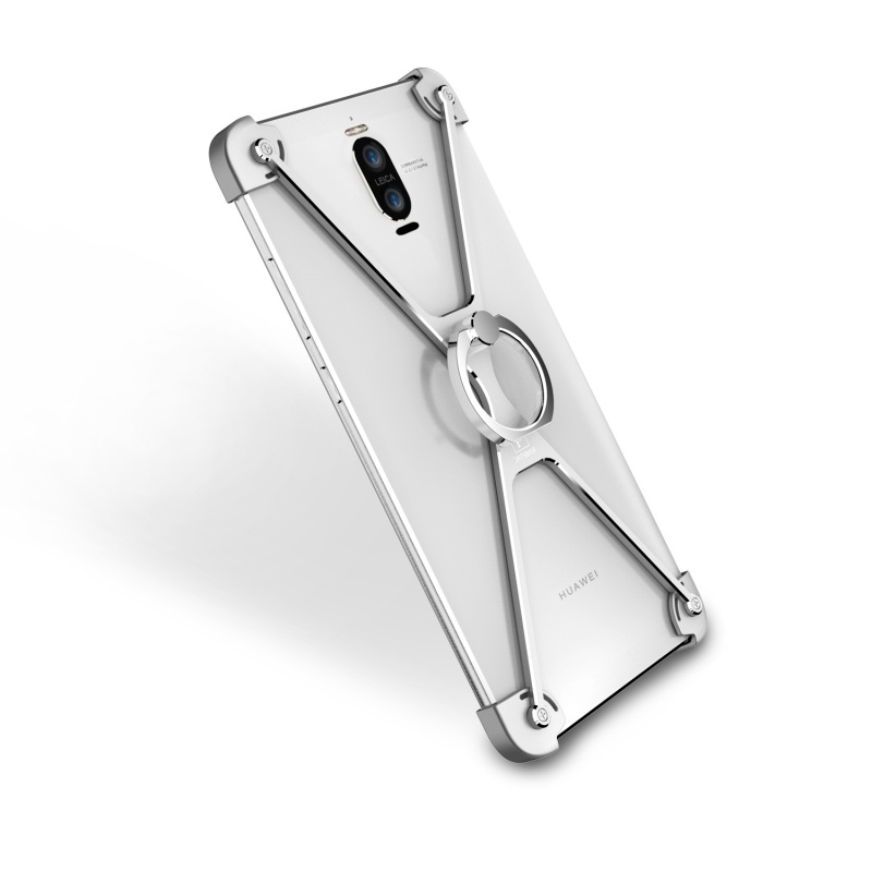 Case Huawei Mate 9 Pro โครงโลหะ OATSBASF X Shaped Metal Frame มีแหวนสวม