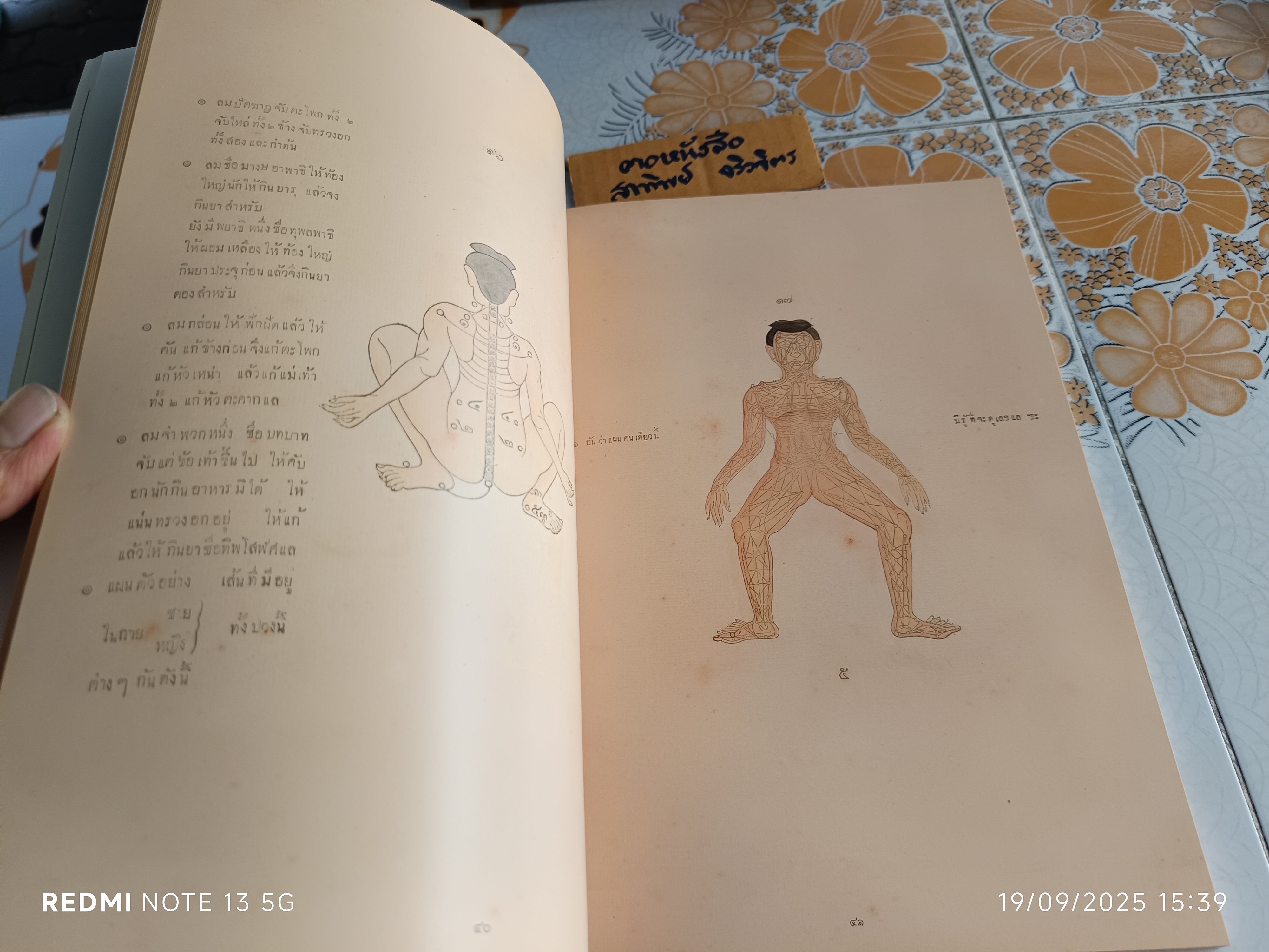 แผนตำราหมอนวดและฤๅษีดัดตน โดย พระยาพิศณุประสาตร์เวช (คง ถาวรเวช)