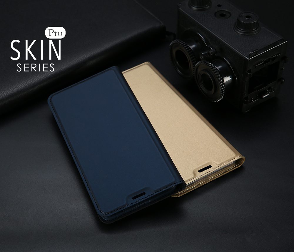 Case Samsung Galaxy J4+ #เคสฝาพับ DUX DUCIS Skin Pro Series คุณภาพดีราคาถูก
