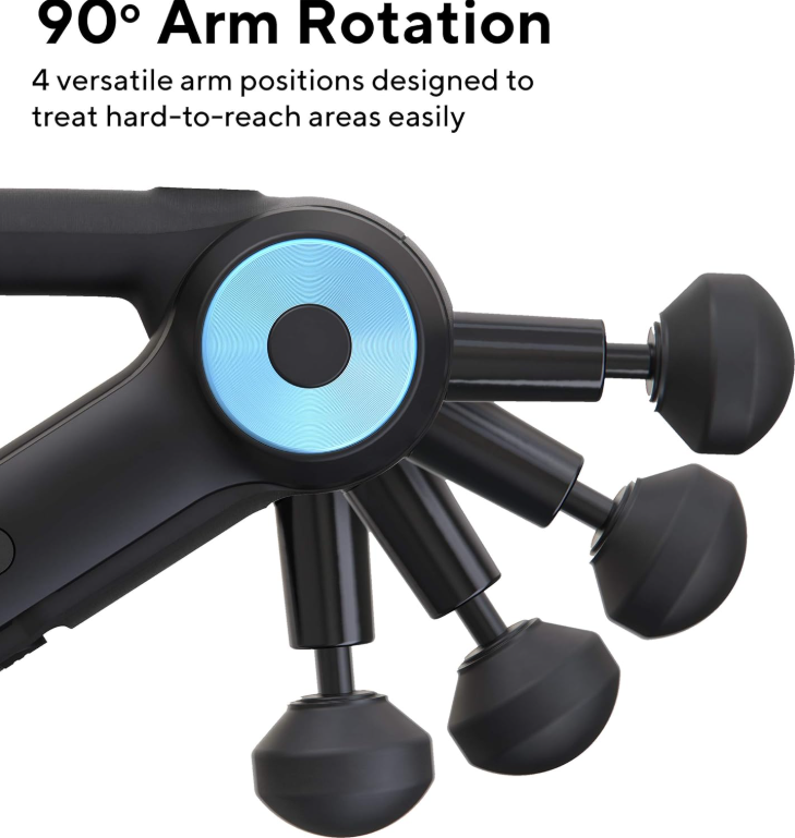 Theragun® 4th Pro, G3PRO, Handheld Massage with 6 Attachments for Pain Relief & Energize Body เครื่องนวด ปรับองศา 4 ระดับ