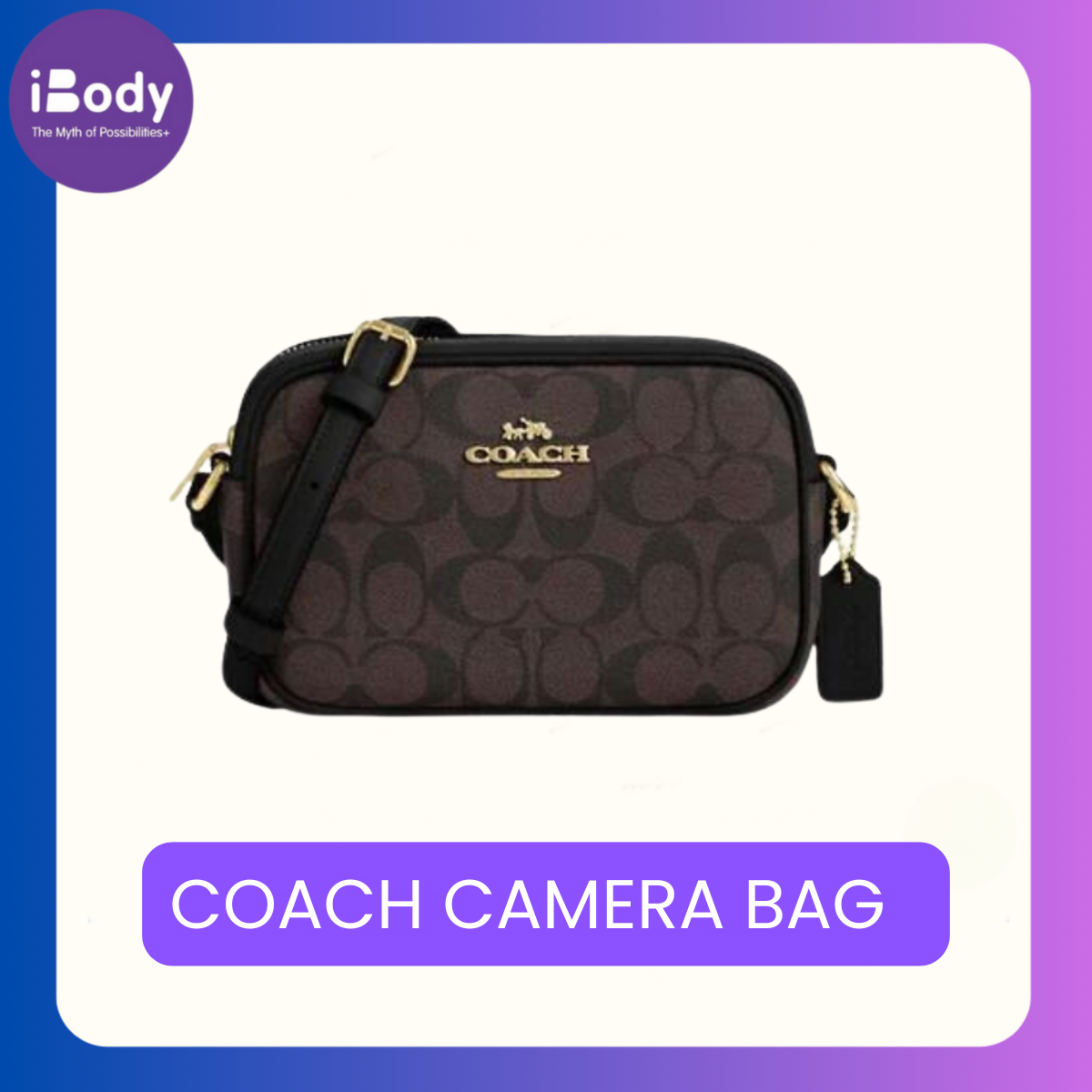 COACH CAMERA BAG กระเป๋าทรงกล้องสะพายข้าง รุ่นคลาสสิก
