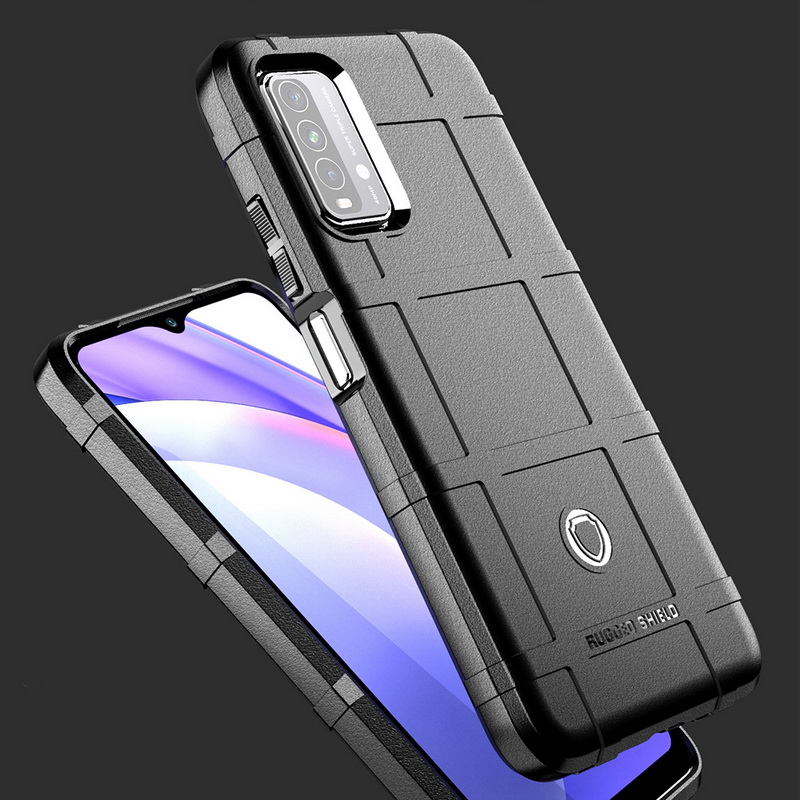 เคส Redmi 9T #เคสฝาหลัง Rugged Shield Series Soft Silicone Shock Absorption Matte กันกระแทก