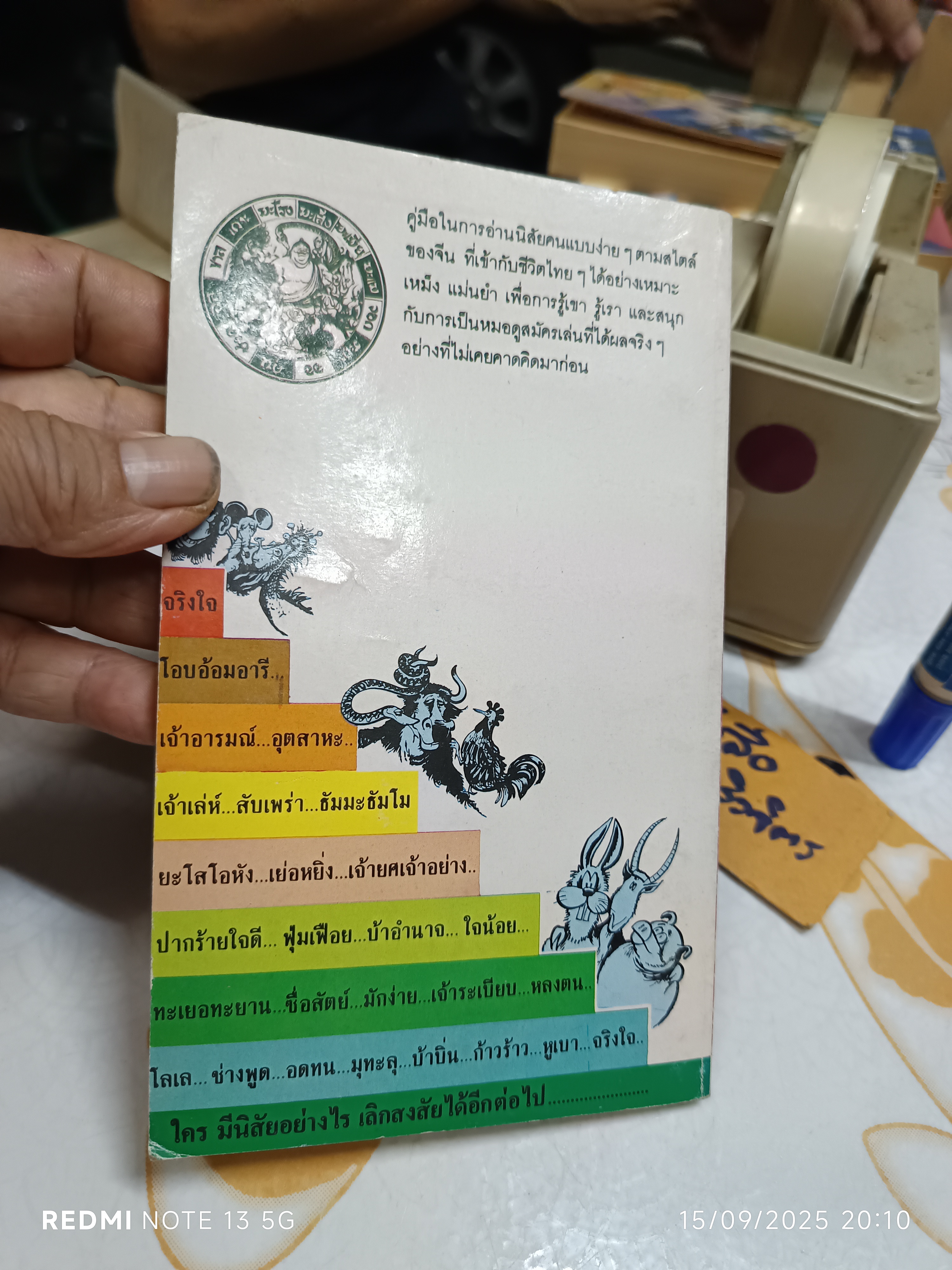 อ่านนิสัยคนตามตำราจีน โดย สัตยวัต