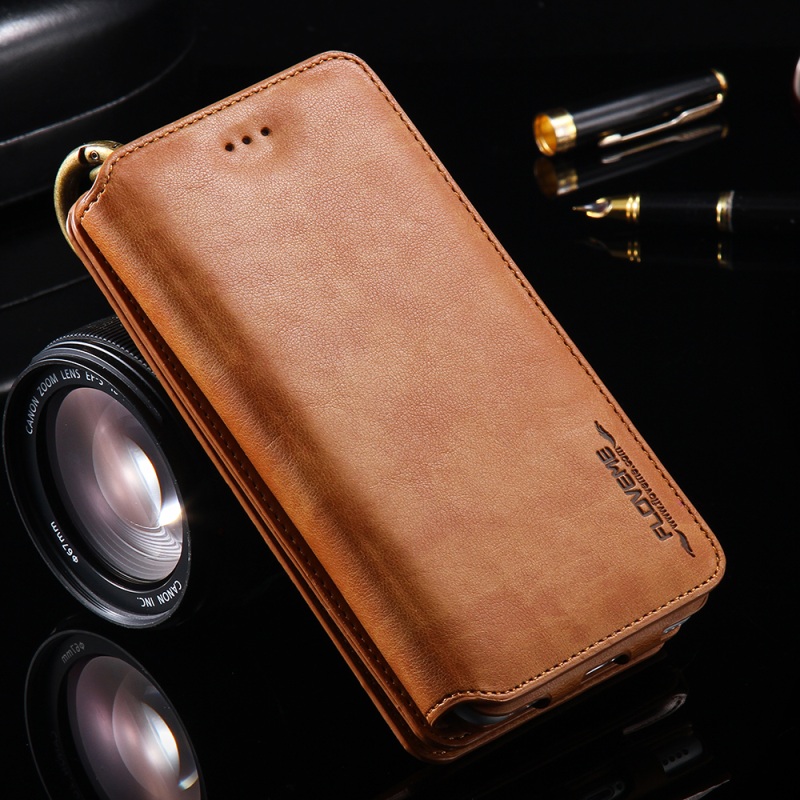 เคส iPhone ใส่ได้ทั้ง iphone 7 Plus 6s Plus 6 Plus เคสฝาพับแบบกระเป๋าสตางค์ FLOVEME Multifunctional