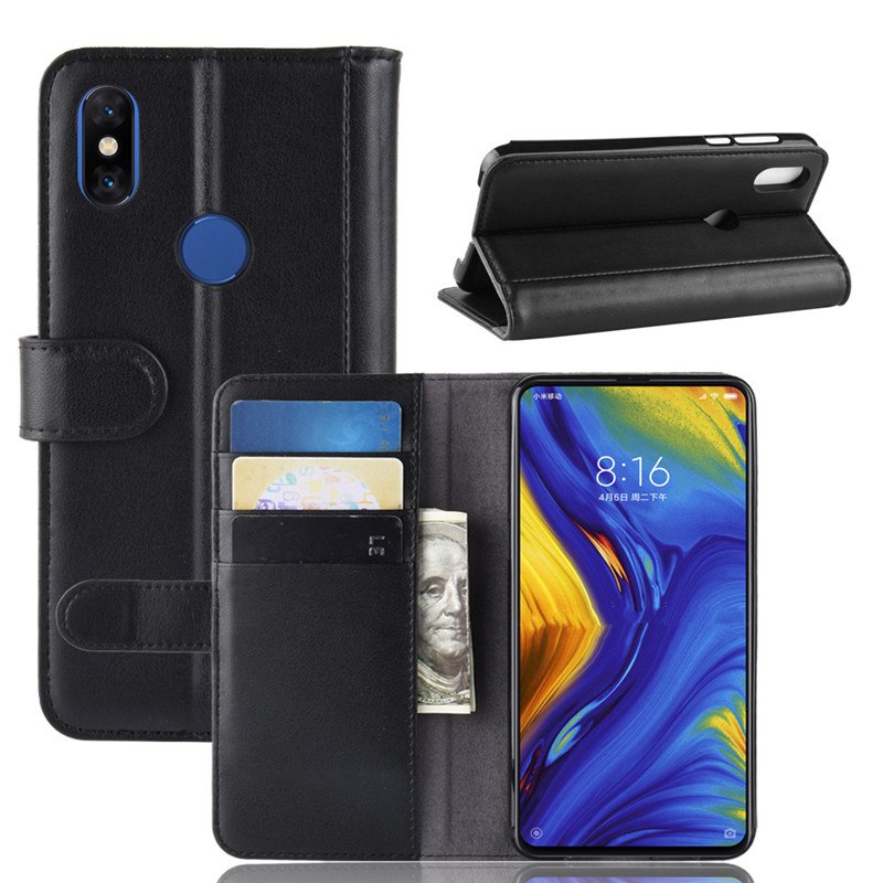 Case Xiaomi Mi Mix 3 #เคสฝาพับสไตล์กระเป๋าสตางค์รูปแบบหนังแยกมีช่องเสียบบัตรคุณภาพดีราคาถูก