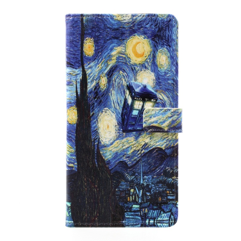 เคส Huawei P10 Plus เคสฝาพับ สไตล์กระเป๋าสตางค์พิมพ์ลายสวยงาม