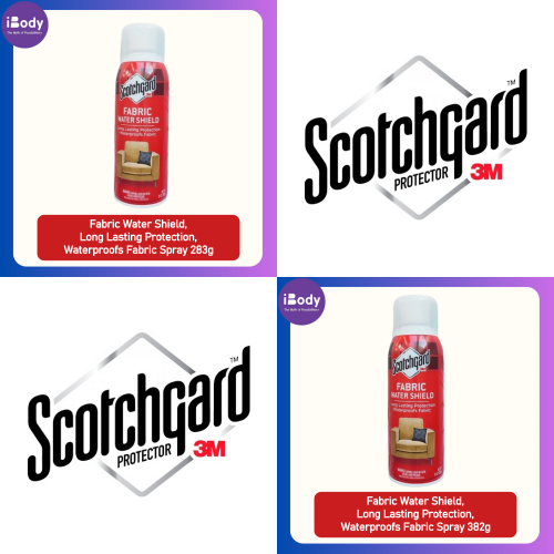 (Scotchgard) 3M Fabric Water Shield, Long Lasting Protection, Waterproofs Fabric Spray สเปรย์เคลือบกันน้ำ