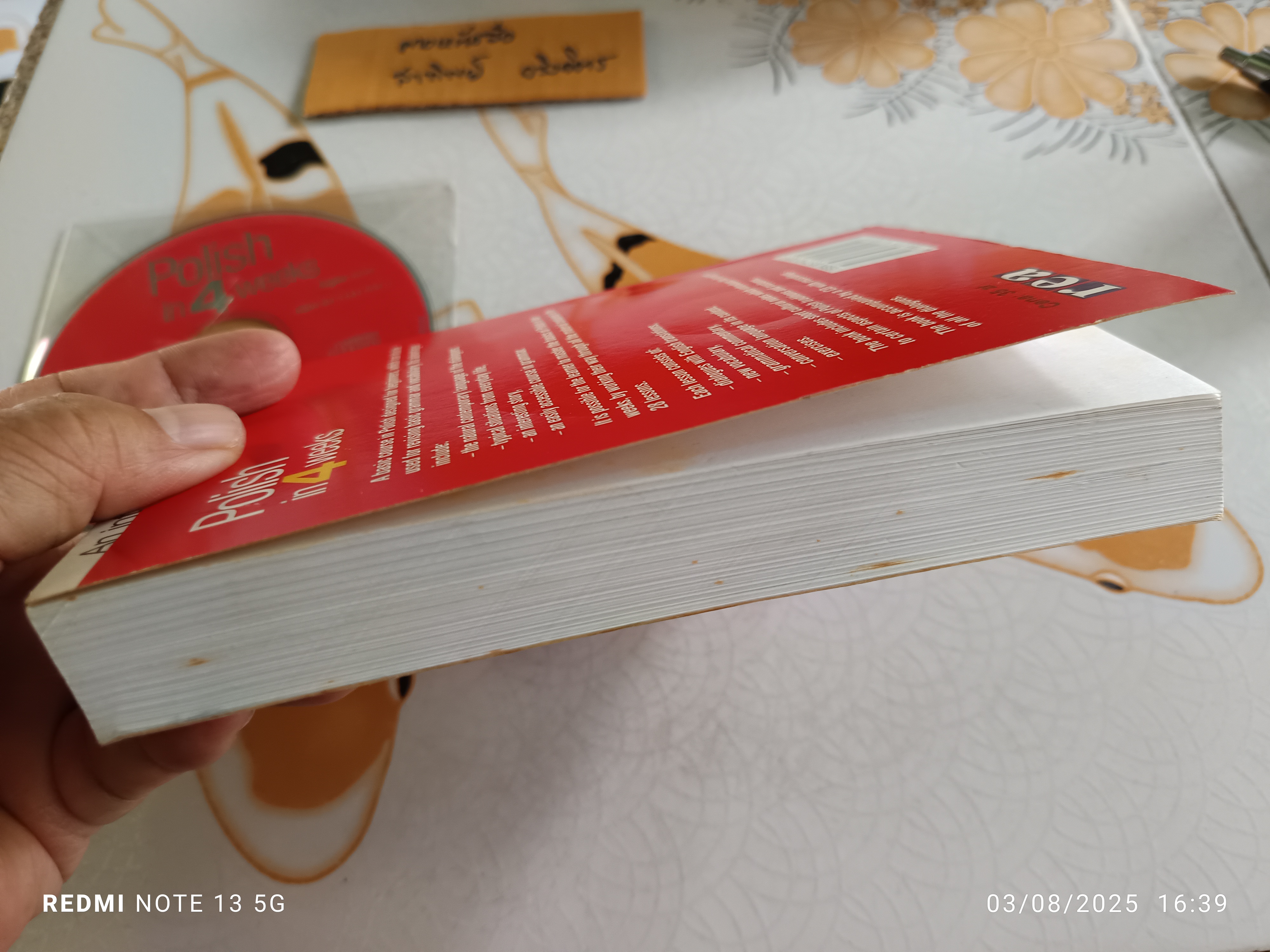 Polish in 4 weeks : an intensive course in basic Polish with CD (2 ภาษา Polish - English) เรียนภาษาโปแลนด์เร่งรัดภายใน 4 สัปดาห์ **สินค้าหมด**