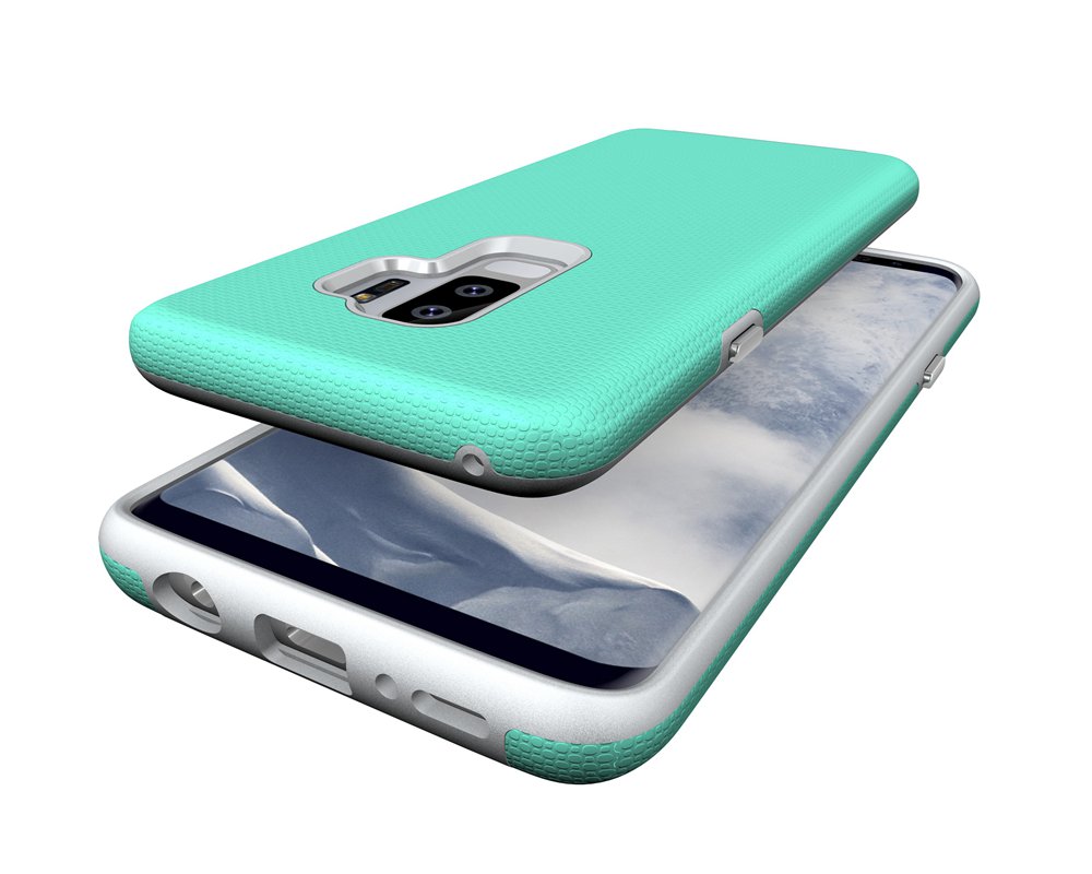 Case Samsung Galaxy S9 Plus G965 #เคสฝาหลังไฮบริด PC+TPU กันกระแทกและผิวกันลื่น