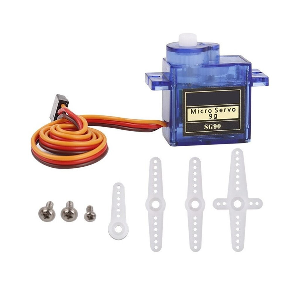 เซอร์โวมอเตอร์ SG90 180องศา เฟืองพลาสติก