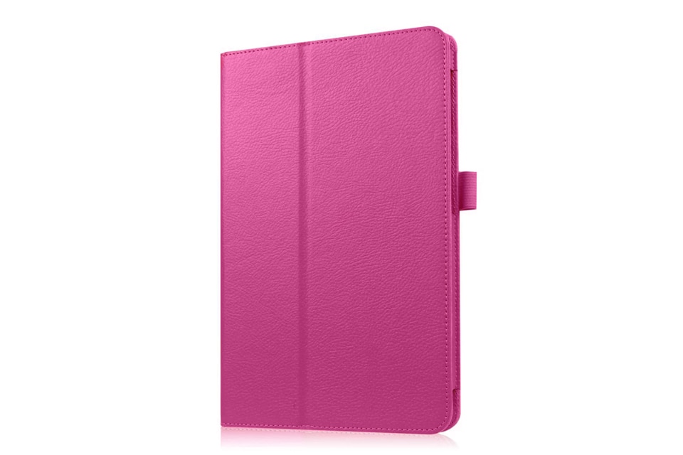 เคส Samsung Galaxy Tab S4 10.5นิ้ว T830/T835 #เคสฝาพับหนัง PU ผิวลิ้นจี่ Litchi Skin Leather Case