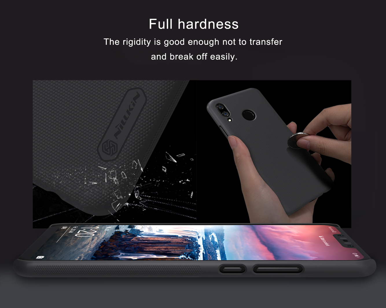 Case Huawei nova 3 #เคสฝาหลัง NILLKIN แท้รุ่น Super Frosted Shield คุณภาพพรีเมี่ยม