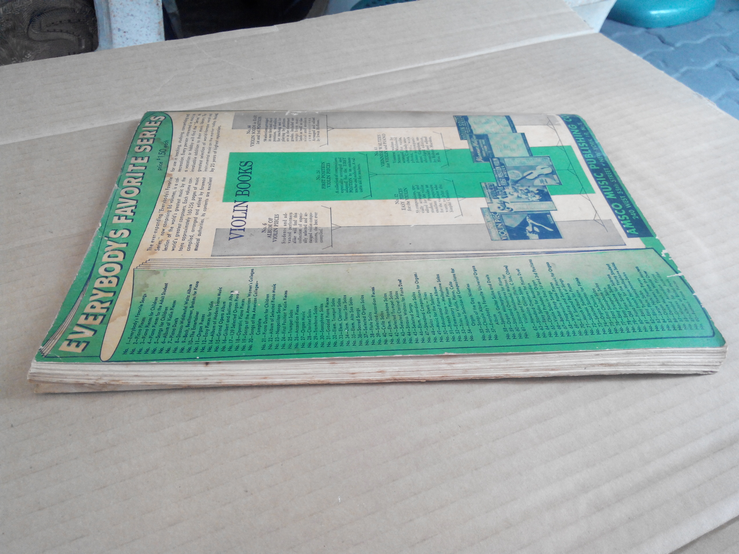 First Position Violin Pieces (Everybody's Favorite Series, No. 24)