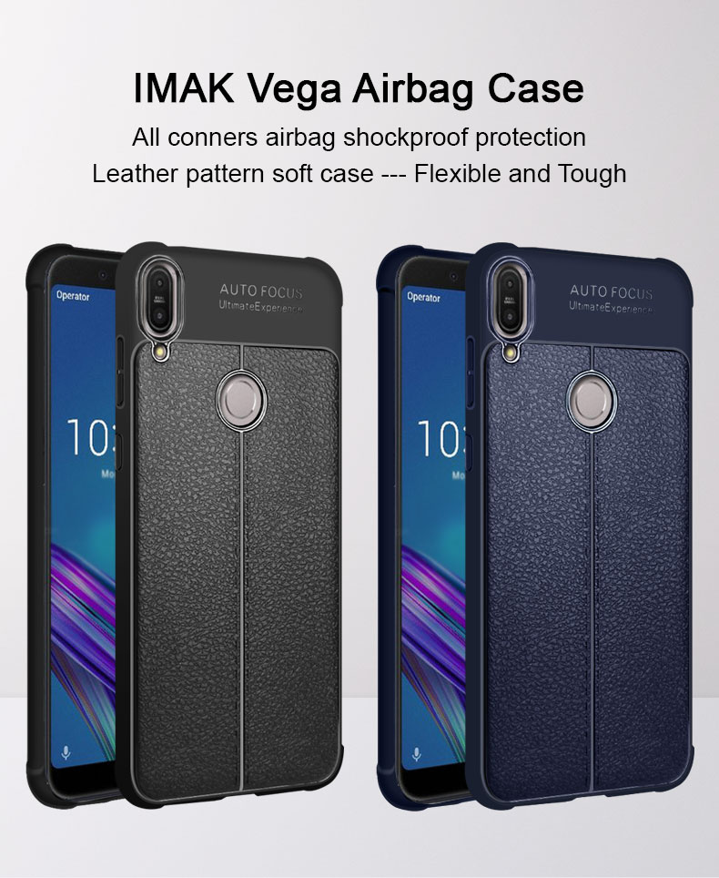 เคส Asus Zenfone Max Pro (M1) ZB601KL ZB602KL #เคสฝาหลัง TPU นิ่ม IMAK Vega Series มุมกันกระแทก Air Cushion Shockproof