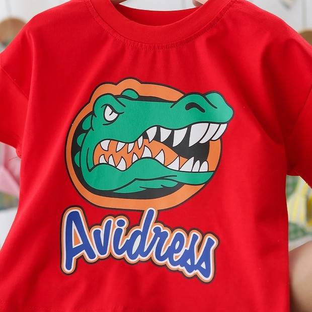 ชุดเด็กชาย เสื้อไดโนเสาร์กับกางเกง