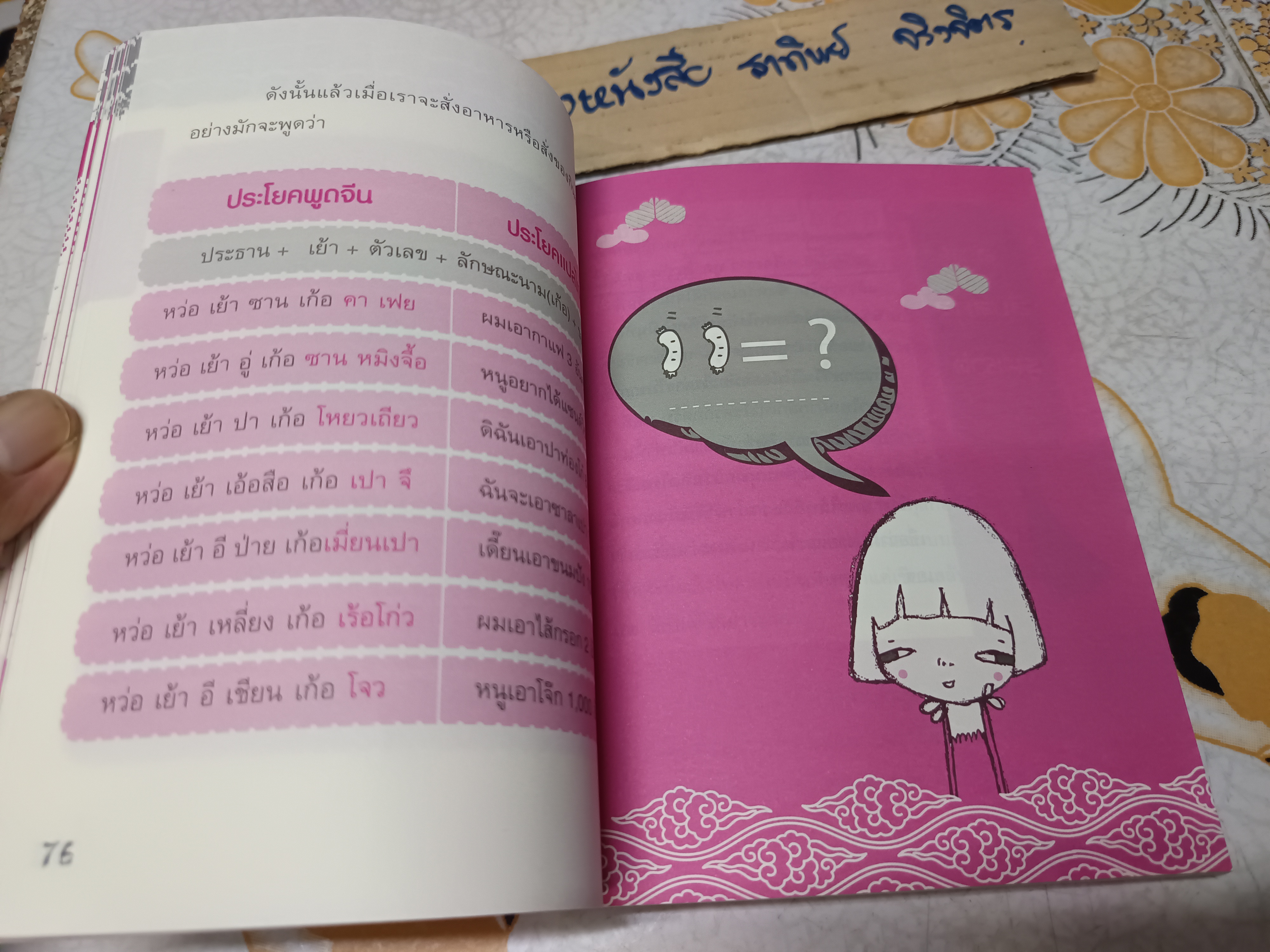 พูดจีนกันเถอะ กวนเหล่าซือ เขียน พิมพ์ปีพ.ศ 2557