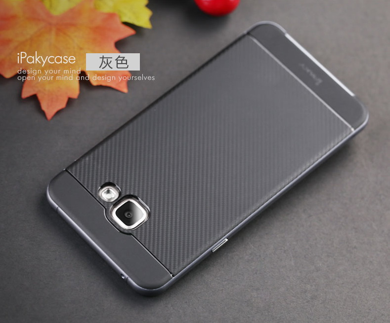 เคส Samsung Galaxy A7 2016 #เคสฝาหลัง IPAKY Hybrid PC + TPU #เคสคุณภาพดีราคาถูก