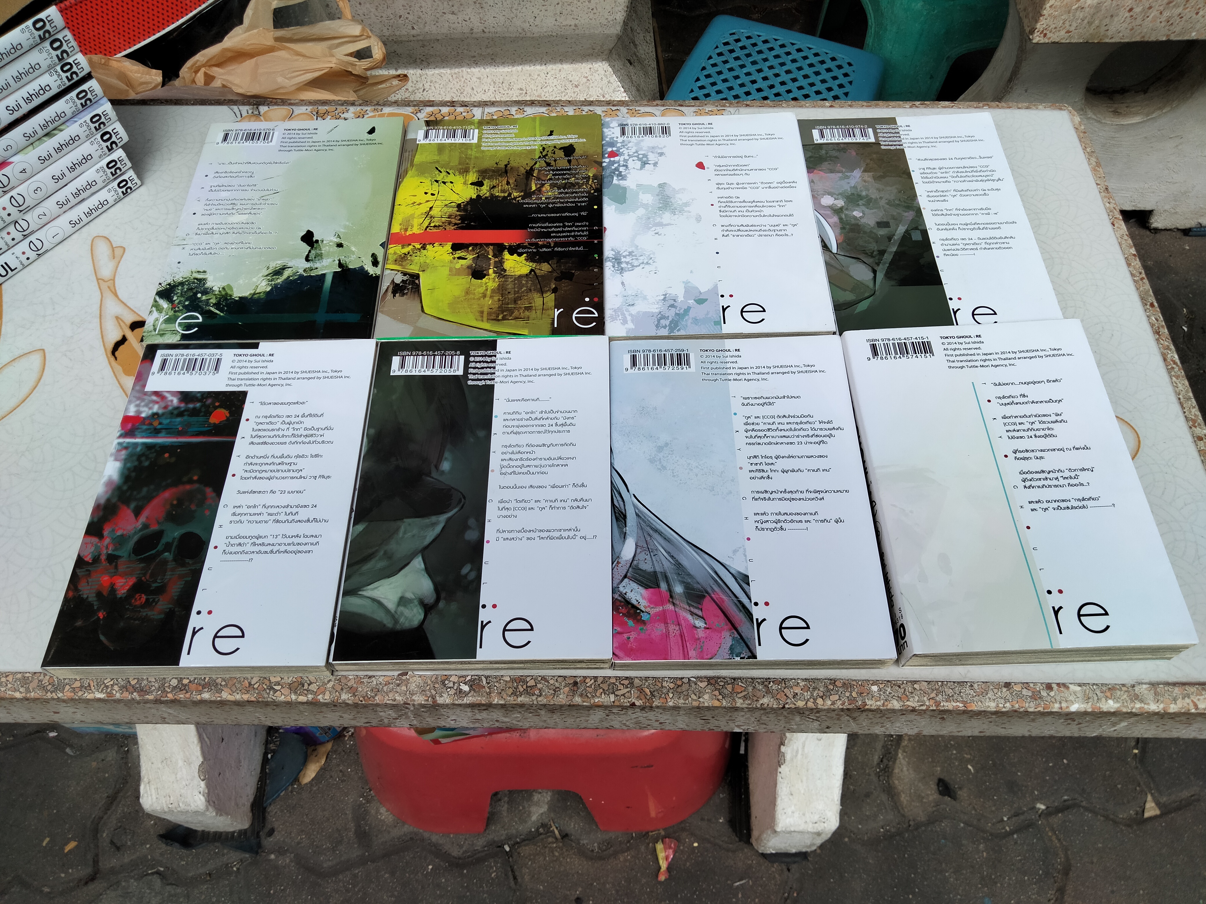 TOKYO GHOUL : re ครบชุด 16 เล่มจบ **สินค้าหมด**