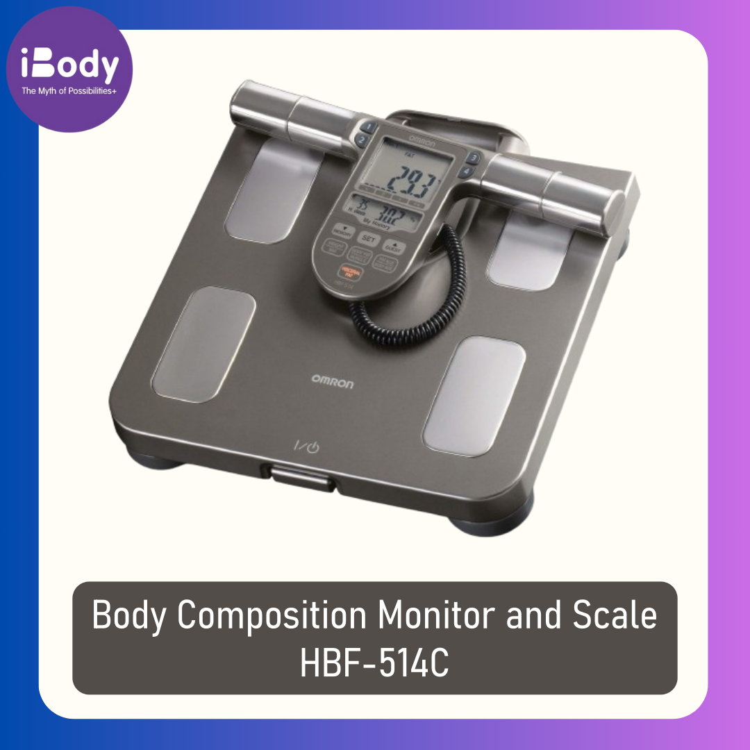 (OMRON®) Body Composition Monitor and Scale HBF-514C เครื่องชั่งน้ำหนัก วัดดัชนีมวลกาย เครื่องวัดองค์ประกอบร่างกาย