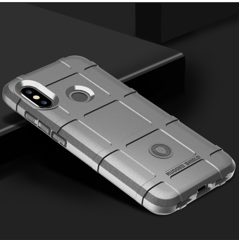 Case Xiaomi Mi A2 Lite #เคสฝาหลัง Rugged Shield Series Soft Silicone Shock Absorption Matte กันกระแทก
