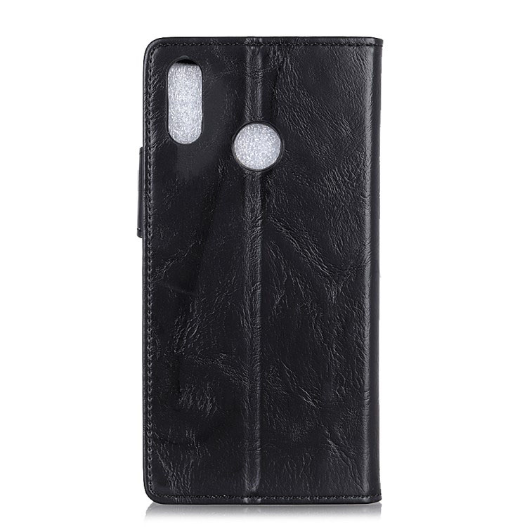 เคส Huawei nova 3i #เคสฝาพับหนัง PU ผิวหนังม้า S-shape Crazy Horse Texture Wallet Leather