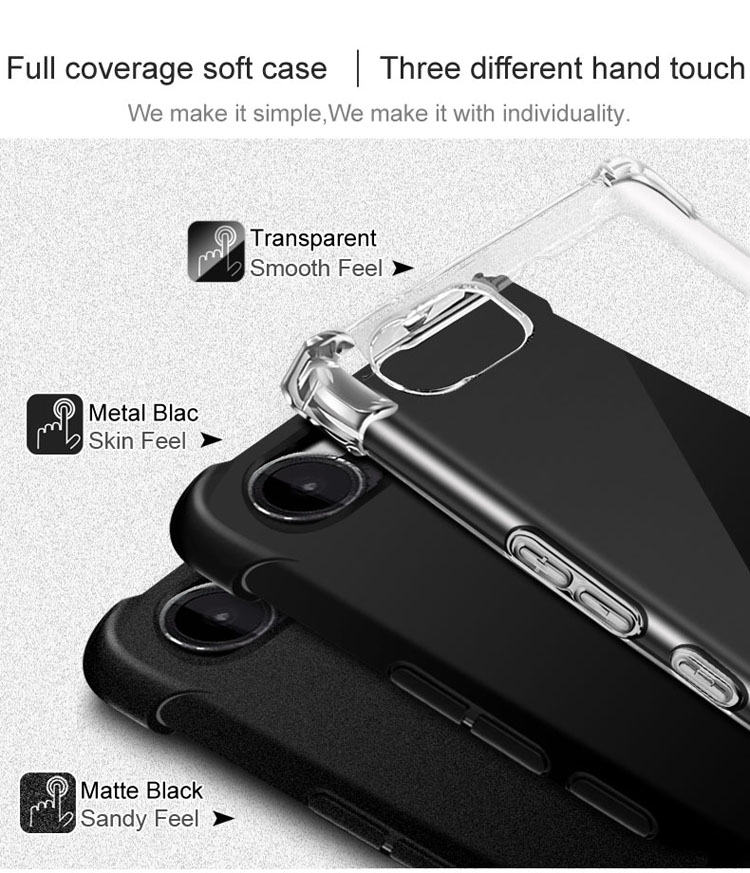 เคส Huawei P20 Pro #เคสฝาหลัง Skin Feel Anti-drop TPU Case + ฟิล์มป้องกันหน้าจอ