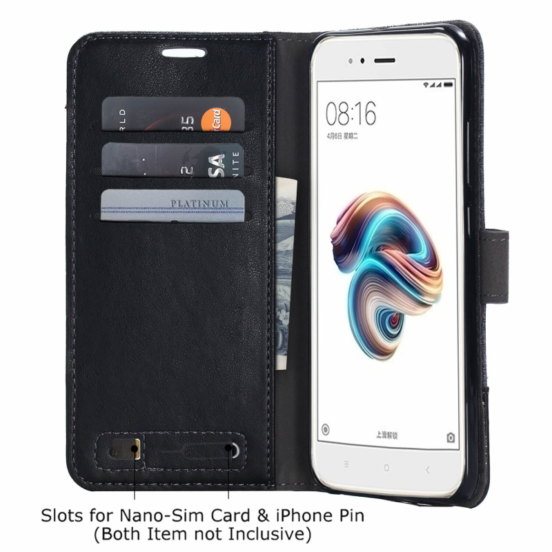 Case Xiaomi Mi A1 #เคสฝาพับแบบกระเป๋าสตางค์ MUXMA หนัง PU ออกแบบ 2 โทนสวยงามทันสมัย