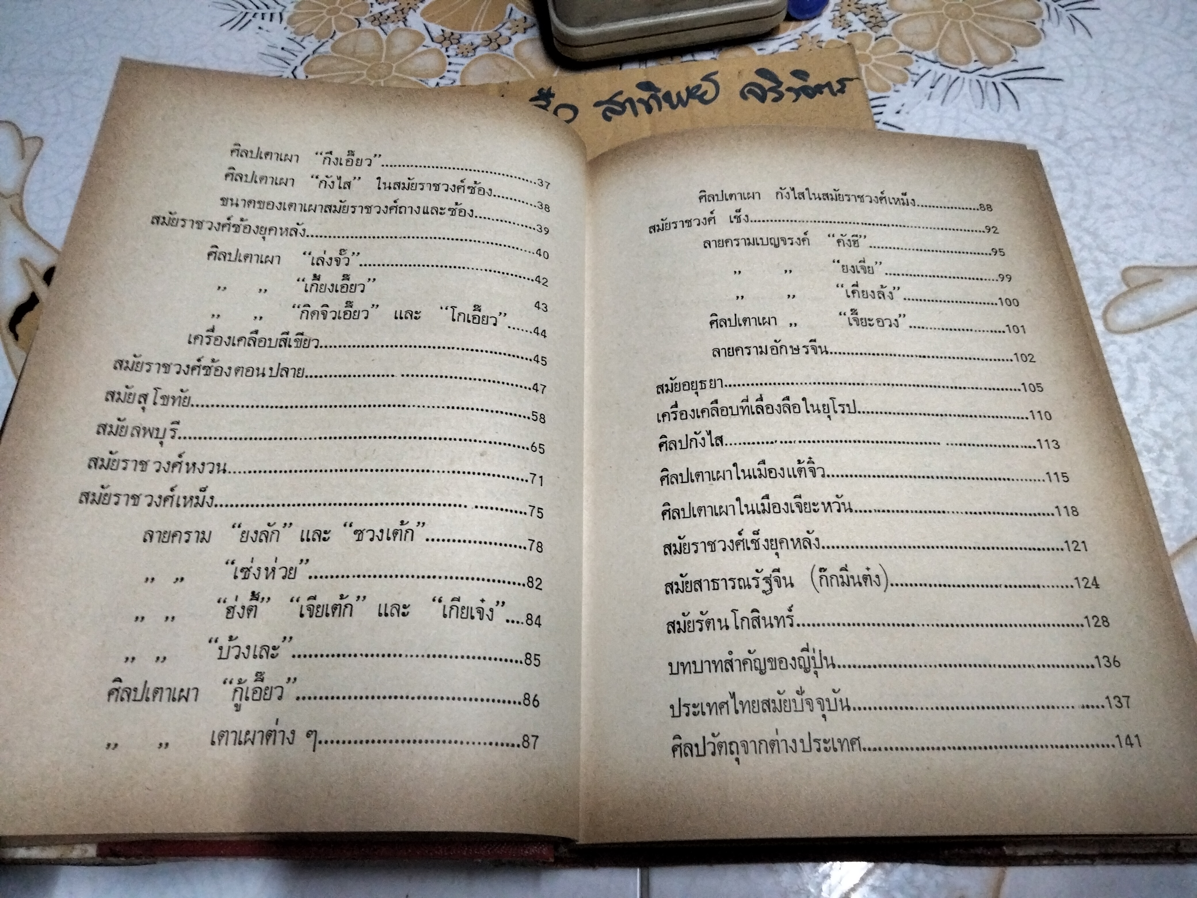 วิธีดูลายคราม-เบญจรงค์ ดูพระพุทธรูปโบราณแท้-ปลอม โดย ป.เหมชะญาติ พิมพ์ พ.ศ. 2517